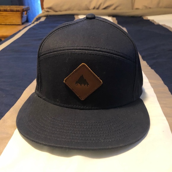 burton flat bill hats